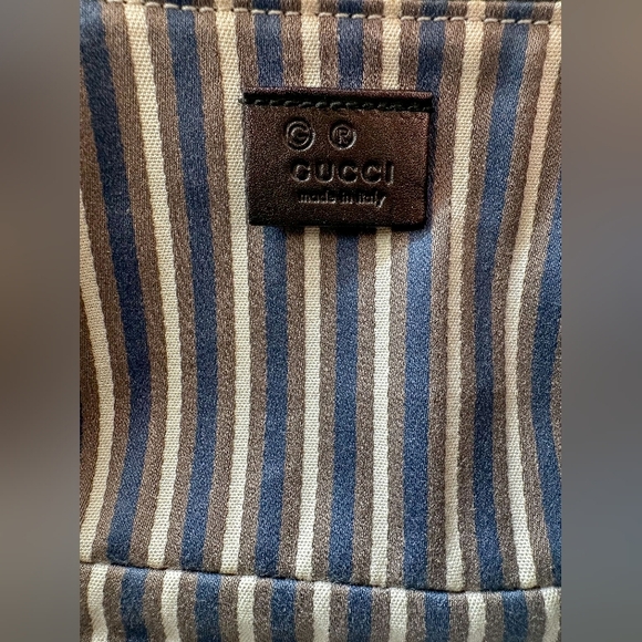 Auth GUCCI GG Canvas Pouch Purse Hand Bag Black Canvas - Picture 7 of 16